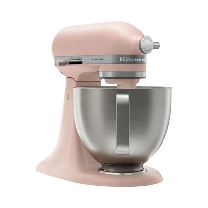 KitchenAid Artisan Plus Μίξερ Tilt-Head 4.7L 325W με Φωτισμό στο Μπολ,Πλανητική Κίνηση και Precision Speed Control 5KSM50PKVBFT Feather Pink