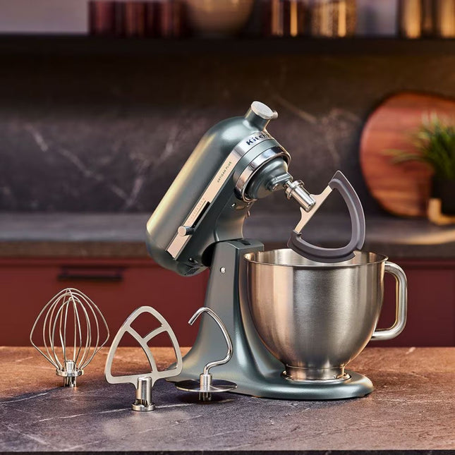 KitchenAid Artisan Plus Μίξερ Tilt-Head 4.7L 325W με Φωτισμό στο Μπολ, 11 Ταχύτητες, Πλανητική Κίνηση και Precision Speed Control 5KSM50PKVBJP Juniper