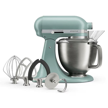 KitchenAid Artisan Plus Μίξερ Tilt-Head 4.7L 325W με Φωτισμό στο Μπολ, Πλανητική Κίνηση και Precision Speed Control 5KSM50PKVBMJ Mint Julep