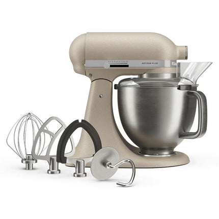 KitchenAid Artisan Plus Μίξερ Tilt-Head 4.7L 325W με Φωτισμό στο Μπολ, Πλανητική Κίνηση και Precision Speed Control 5KSM50PKVBOC Oat