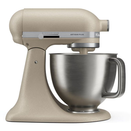 KitchenAid Artisan Plus Μίξερ Tilt-Head 4.7L 325W με Φωτισμό στο Μπολ, Πλανητική Κίνηση και Precision Speed Control 5KSM50PKVBOC Oat