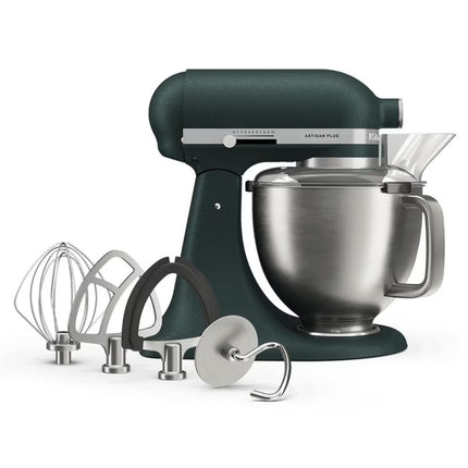 KitchenAid Artisan Plus Μίξερ Tilt-Head 4.7L 325W με Φωτισμό στο Μπολ, Πλανητική Κίνηση και Precision Speed Control 5KSM50PKVBPP Pebbled Palm