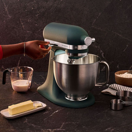 KitchenAid Artisan Plus Μίξερ Tilt-Head 4.7L 325W με Φωτισμό στο Μπολ, Πλανητική Κίνηση και Precision Speed Control 5KSM50PKVBPP Pebbled Palm