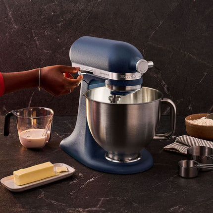 KitchenAid Artisan Plus Μίξερ Tilt-Head 4.7L 325W με Φωτισμό Μπολ και Precision Speed Control 5KSM50PKVBWB Wild Blueberry