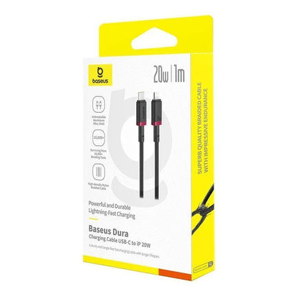 Baseus Cable Lightning to USB-C Dura Series Braided 1.0m Black