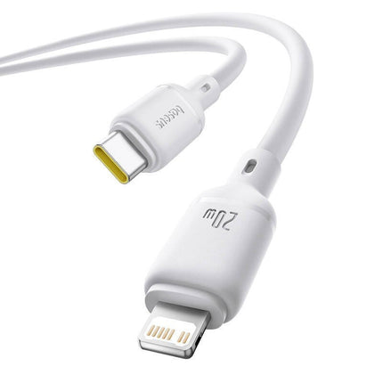 Baseus Cable Lightning to USB-C Silky Series 2.0m White