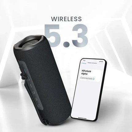 HiFuture Alpha Φορητό Ηχείο Bluetooth 20W με Ισχυρό Ήχο & IPX7 Αδιάβροχη Προστασία Κόκκινο