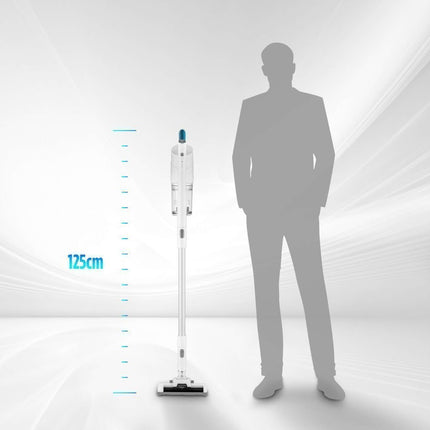 MIDEA 2 σε 1 Ασύρματη Επαναφορτιζόμενη Σκούπα 150W με Χωρητικότητα Κάδου 0.5L & Σύστημα Πολυφιλτραρίσματος (MCS2021WB)