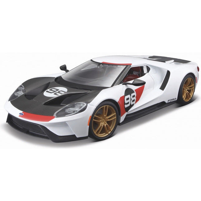 MAISTO Μινιατούρα Αυτοκινήτου Ford GT Heritage Edition 2021 1:18, 31390 Λευκό, 3+ Ετών