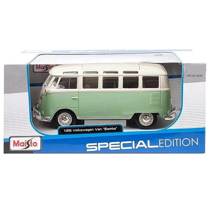 MAISTO Μινιατούρα Αυτοκινήτου Volkswagen Van Samba 1:25, 31956 Πράσινο, 3+ Ετών