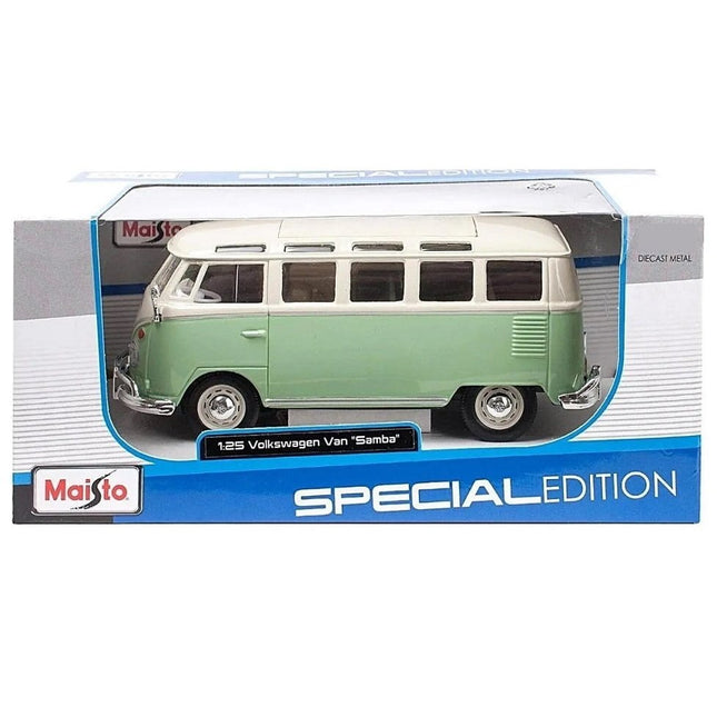 MAISTO Μινιατούρα Αυτοκινήτου Volkswagen Van Samba 1:25, 31956 Πράσινο, 3+ Ετών