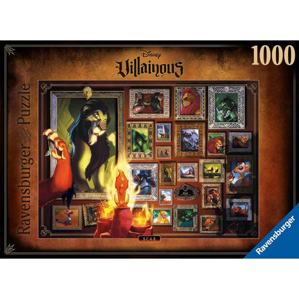 Παζλ Ravensburger Disney Villainous Scar 1000 Κομματιών 16524, 14+ Ετών