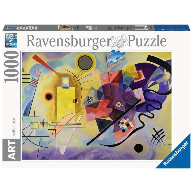 Ravensburger Παζλ Kandinsky – Κίτρινο, Κόκκινο, Μπλε 1000 Κομματιών 14848, 14+ Ετών