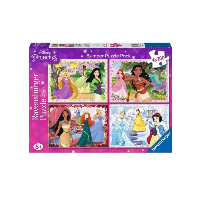 Ravensburger Παζλ Disney Princess 4×100 Κομμάτια 05229, 5+ Ετών