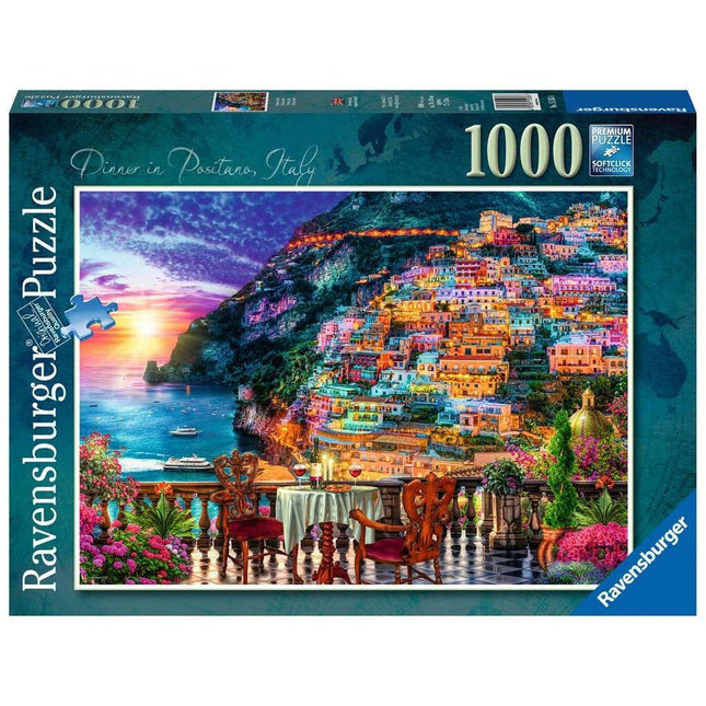 Ravensburger Παζλ Ποζιτάνο Ιταλίας 1000 Κομμάτια 15263, 12+ Ετών
