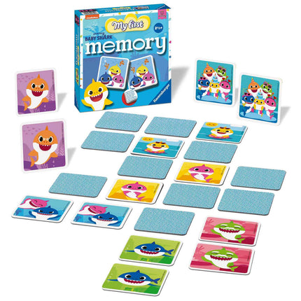 Ravensburger Baby Shark My First Memory – Βρες τα Ζευγάρια Παίζοντας 20650, 2.5+ Ετών