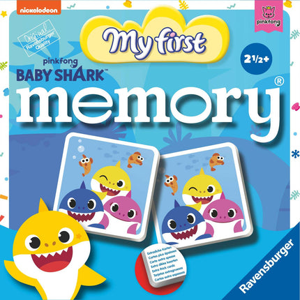 Ravensburger Baby Shark My First Memory – Βρες τα Ζευγάρια Παίζοντας 20650, 2.5+ Ετών