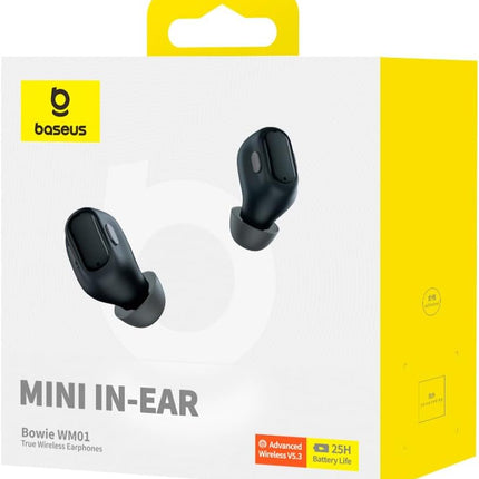 Baseus Headphones In Ear TWS Encok WM01 Black