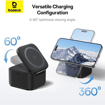 Baseus Charger Desktop Wireless 25W MagPro 2-in-1 Black