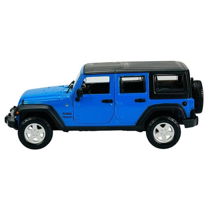 MAISTO Μινιατούρα Αυτοκινήτου Jeep Wrangler Unlimited 2015 1:24, 31268 Μεταλλικό Μπλε, 3+ Ετών