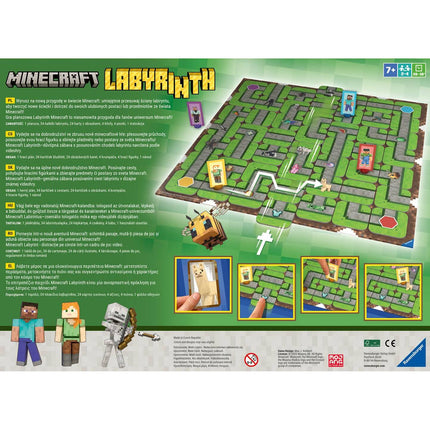 Ravensburger Επιτραπέζιο Labyrinth Minecraft για 2–4 Παίκτες 24771, 7+ Ετών