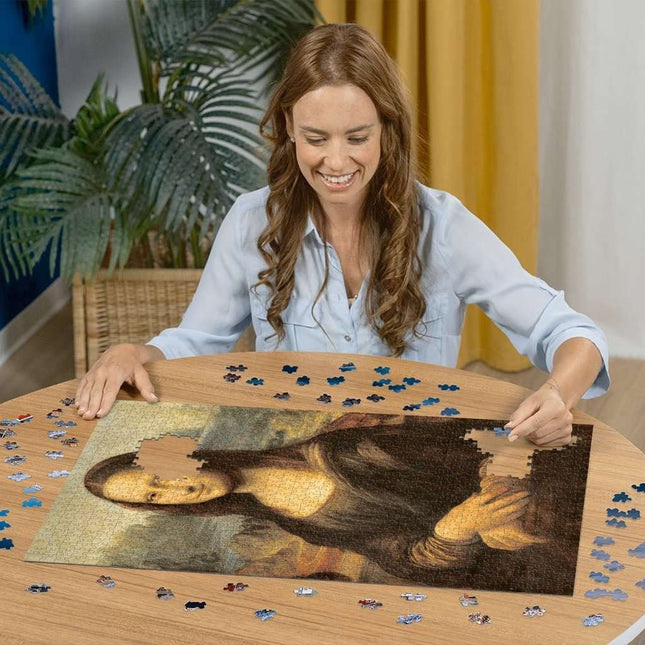 Ravensburger Παζλ Μόνα Λίζα του Λεονάρντο ντα Βίντσι 1000 Κομματιών 12000058, 14+ Ετών