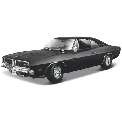 MAISTO Συλλεκτική Μινιατούρα Dodge Charger R/T 1969 1:18, 31387 Μαύρο, 3+ Ετών