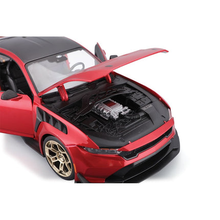 MAISTO Συλλεκτική Μινιατούρα Ford Mustang GTD 2025 1:18, 31468 Μεταλλικό Κόκκινο, 3+ Ετών