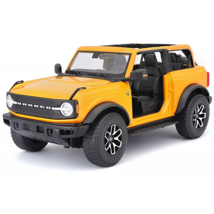 MAISTO Συλλεκτική Μινιατούρα Ford Bronco Badlands χωρίς πόρτες 1:18, 31457 Πορτοκαλί, 3+ Ετών