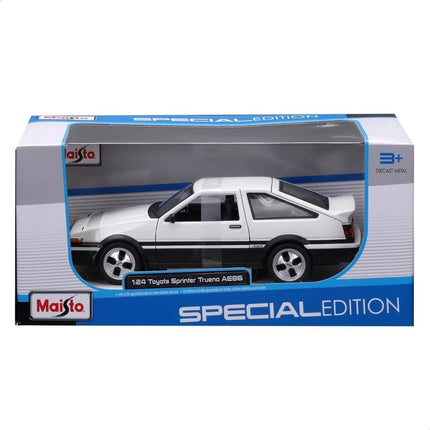 MAISTO Μεταλλική Μινιατούρα Toyota Sprinter Trueno AE86 1:24, 32916 Λευκό, 3+ Ετών