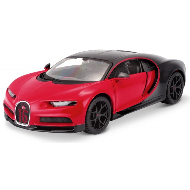 MAISTO Μινιατούρα Bugatti Chiron Sport 1:24, 31524 Κόκκινο/Μαύρο, 3+ Ετών