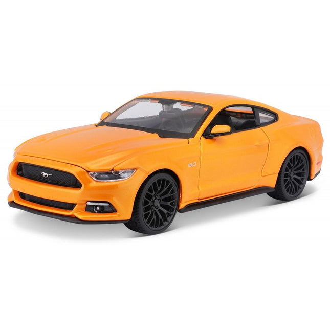 MAISTO Μεταλλική Μινιατούρα Ford Mustang GT 2015 1:24, 31508 Πορτοκαλί, 3+ Ετών