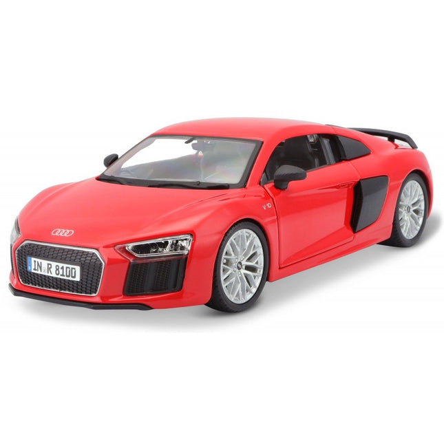 MAISTO Μεταλλική Μινιατούρα Audi R8 V10 Plus 1:24, 31513 Κόκκινο, 3+ Ετών