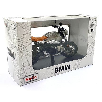 MAISTO Μινιατούρα Μοτοσυκλέτας BMW R nineT Scrambler 1:12, 32701 Μεταλλικό Γκρι, 3+ Ετών