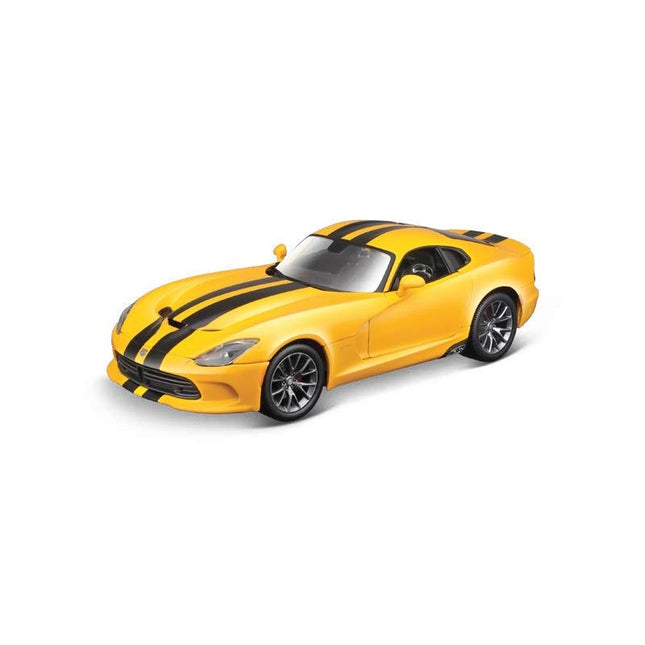 MAISTO Μινιατούρα SRT Viper GTS 2013 1:18, 31128 Κίτρινο με Μαύρες Ρίγες, 3+ Ετών