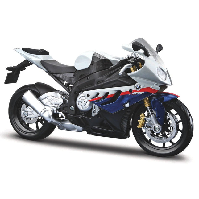 MAISTO Μινιατούρα Μοτοσυκλέτας BMW S 1000 RR 1:12, 32702 Λευκό/Μπλε, 3+ Ετών