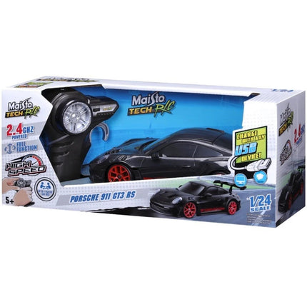 MAISTO Τηλεκατευθυνόμενο Tech Porsche 911 GT3 RS 1:24 Μαύρο/Κόκκινο 2.4GHz 82344, 3+ Ετών