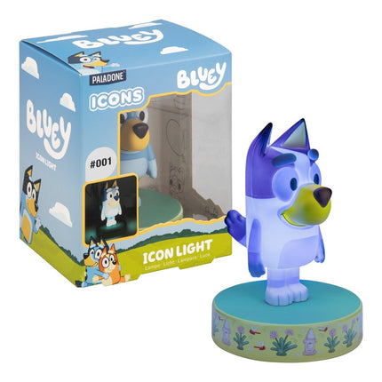 PALADONE Bluey Icon Light Φωτιστικό 3D Φιγούρα με Απαλό Φωτισμό Μπλε, 3+ Ετών