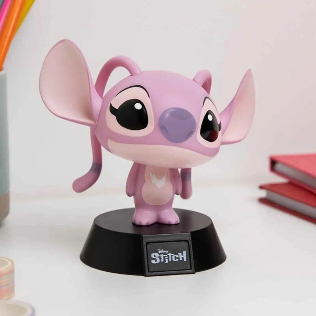 PALADONE Disney Lilo & Stitch Angel Icon Light Φωτιστικό 3D Φιγούρα 11cm Ροζ, 3+ Ετών
