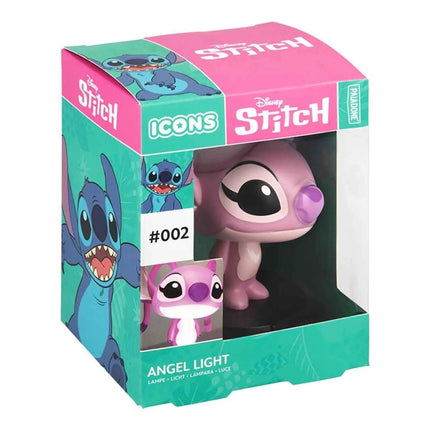 PALADONE Disney Lilo & Stitch Angel Icon Light Φωτιστικό 3D Φιγούρα 11cm Ροζ, 3+ Ετών