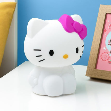 PALADONE Hello Kitty SquishyGlo Επαναφορτιζόμενο Φωτιστικό Νυκτός Σιλικόνης με Ρυθμιζόμενη Φωτεινότητα, Χρονοδιακόπτη & USB, 3+ Ετών