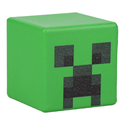 Paladone Minecraft Creeper Αντιστρές Κύβος Squishy Anti-Stress Block 6cm Πράσινο, 3+ Ετών