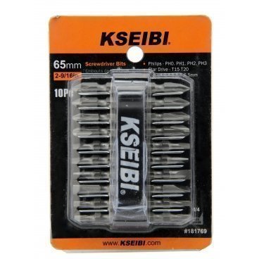DOUBLE AND SCREWDRIVER BIT SET 10PCS