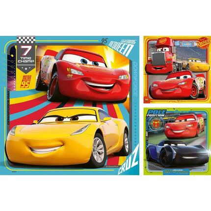 RAVENSBURGER Σετ Παζλ Disney/Pixar Cars 3, 3 × 49 Κομματιών 08015, 5+ Ετών