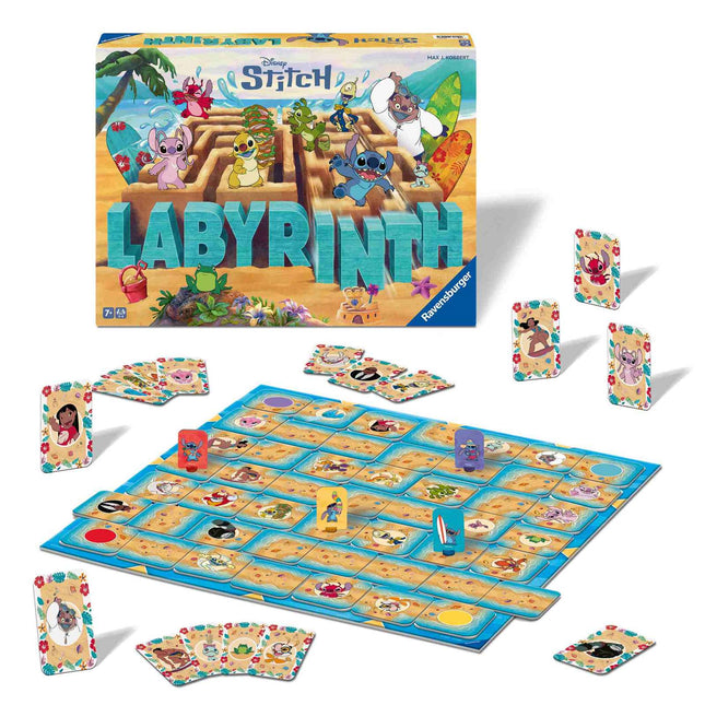 Ravensburger Labyrinth Disney Stitch Βρες τον Δρόμο για τους Φίλους του 24962, 7+ Ετών