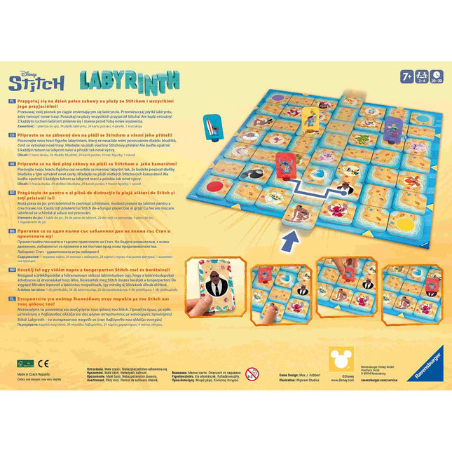 Ravensburger Labyrinth Disney Stitch Βρες τον Δρόμο για τους Φίλους του 24962, 7+ Ετών