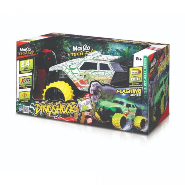 MAISTO Τηλεκατευθυνόμενο Dinoshock Monster Truck 1:16 82638, 3+ Ετών