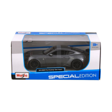 MAISTO Μινιατούρα Αυτοκινήτου Ford Mustang Dark Horse 2024 1:24, 32925GY Μεταλλικό Γκρι, 3+ Ετών