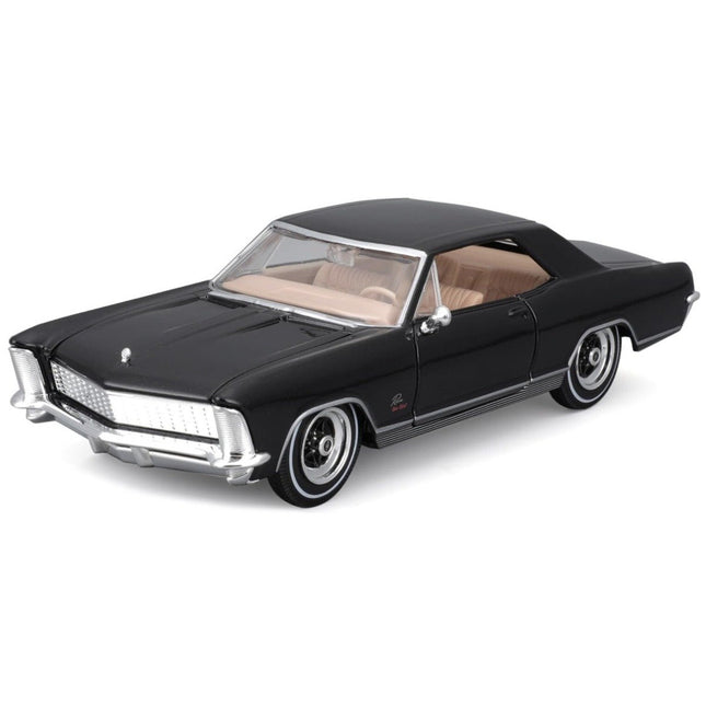 MAISTO Συλλεκτική Μινιατούρα Buick Riviera Gran Sport 1965 1:26, 31214BK Μαύρο, 3+ Ετών