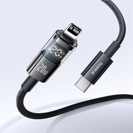 Baseus Cable Lightning to USB-C Display 2 Series Braided 20W 2.0m Black
